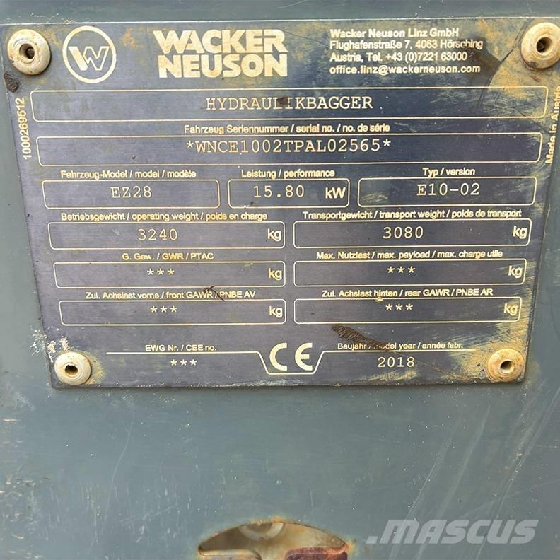 Wacker Neuson EZ 28 Mini excavadoras < 7t