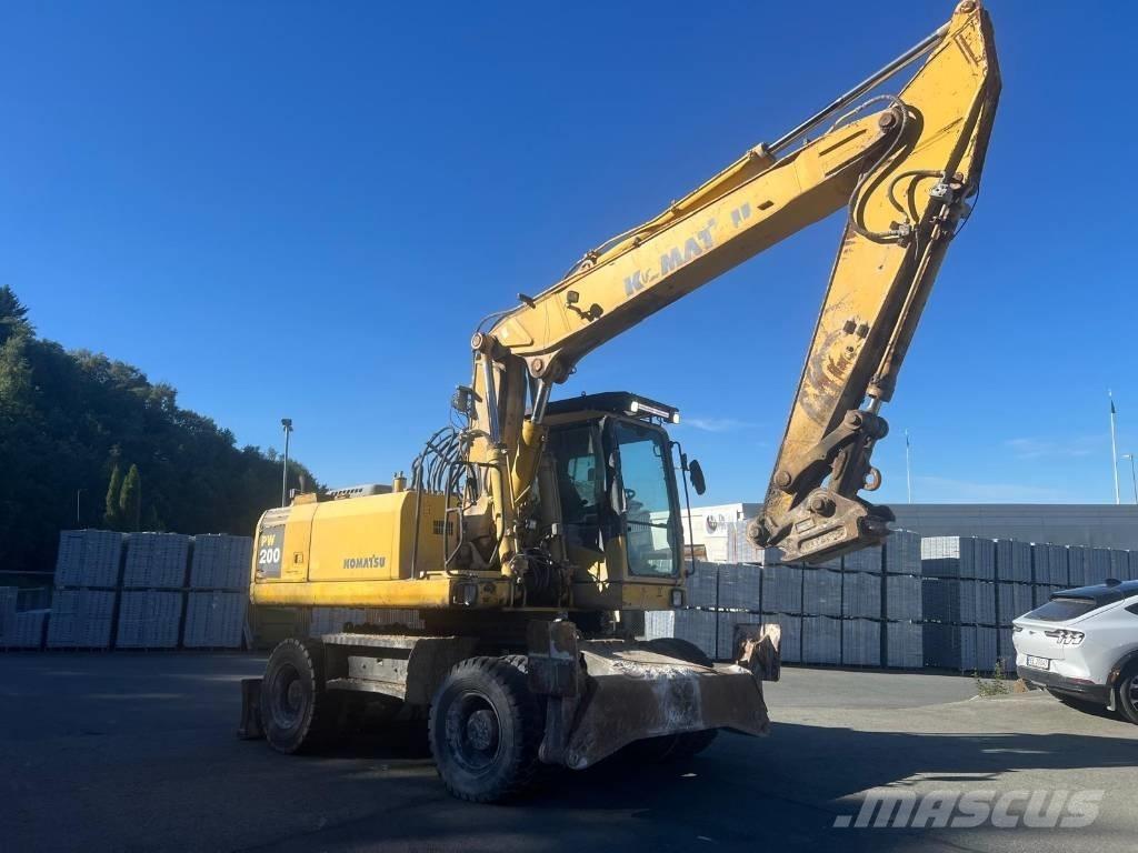 Komatsu PW 200-7 Excavadoras de ruedas