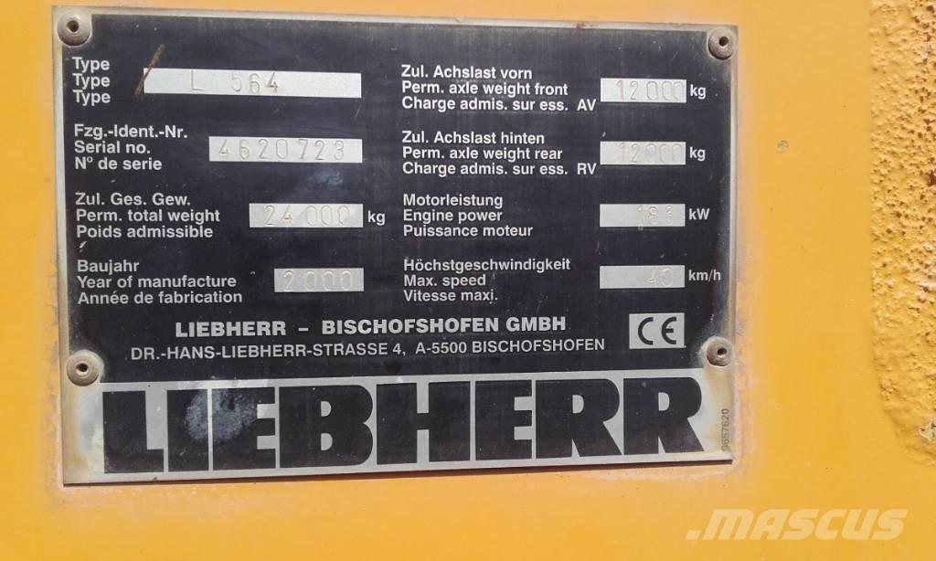 Liebherr L 564 Cargadoras sobre ruedas