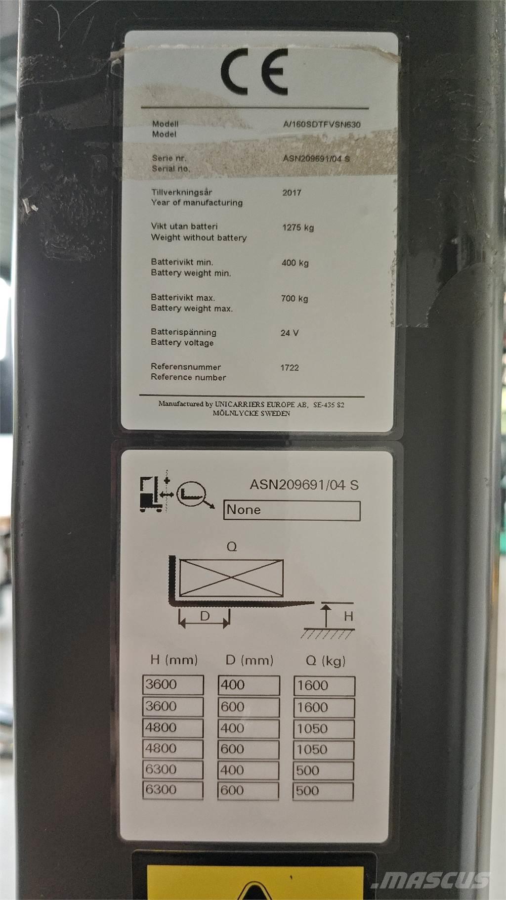 Atlet A160 Apiladores eléctricos autopropulsados