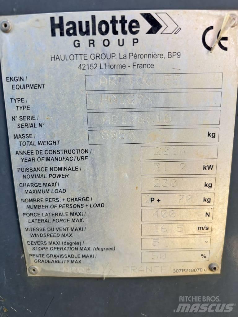 Haulotte HA 18 PX Plataforma de trabajo articulada