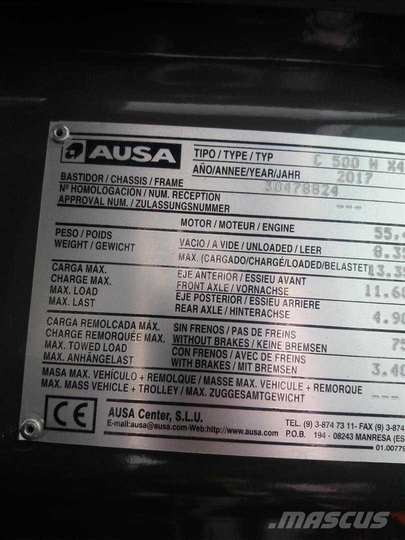 Ausa C500 HX4 Carretillas elevadoras todo terreno