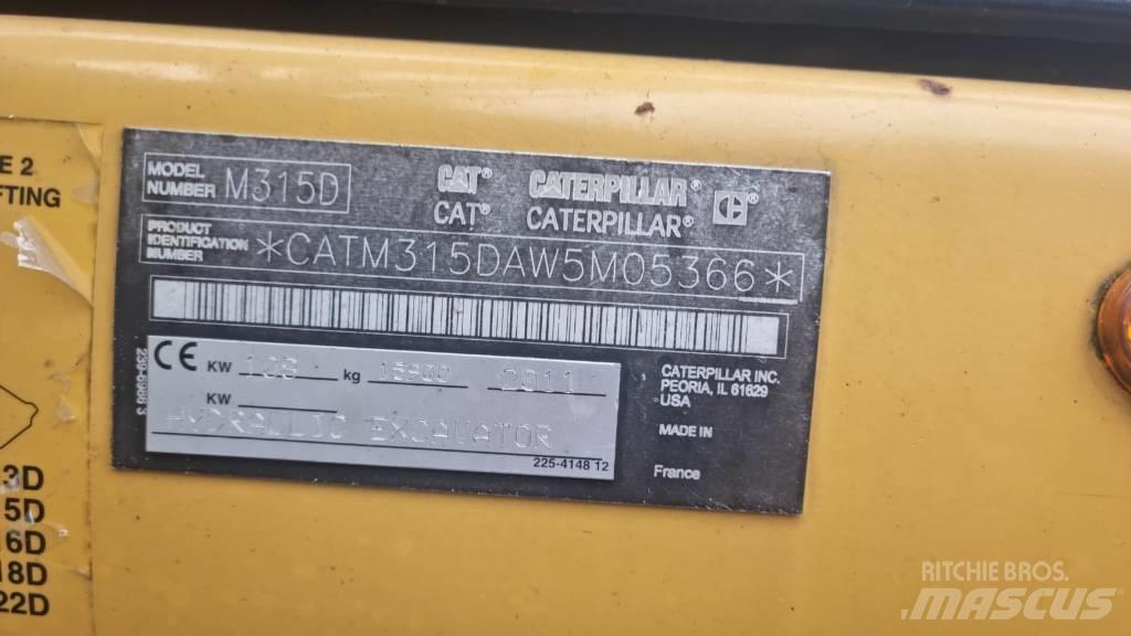 CAT M 315 D Excavadoras de ruedas