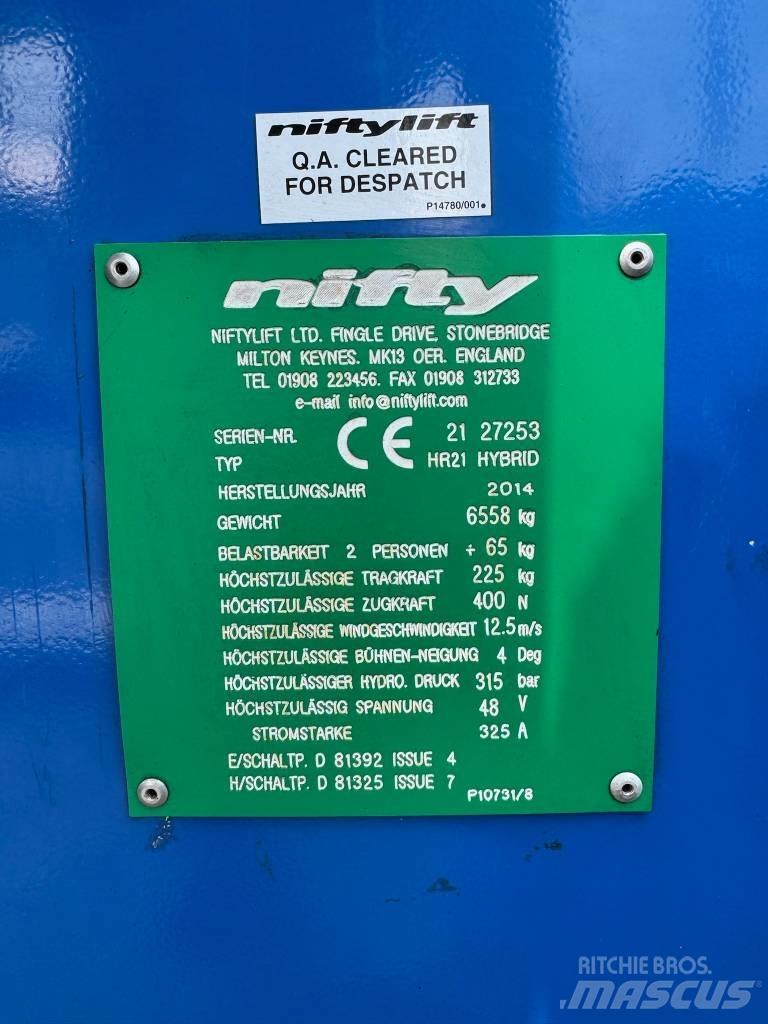 Niftylift HR 21 D E Plataforma de trabajo articulada