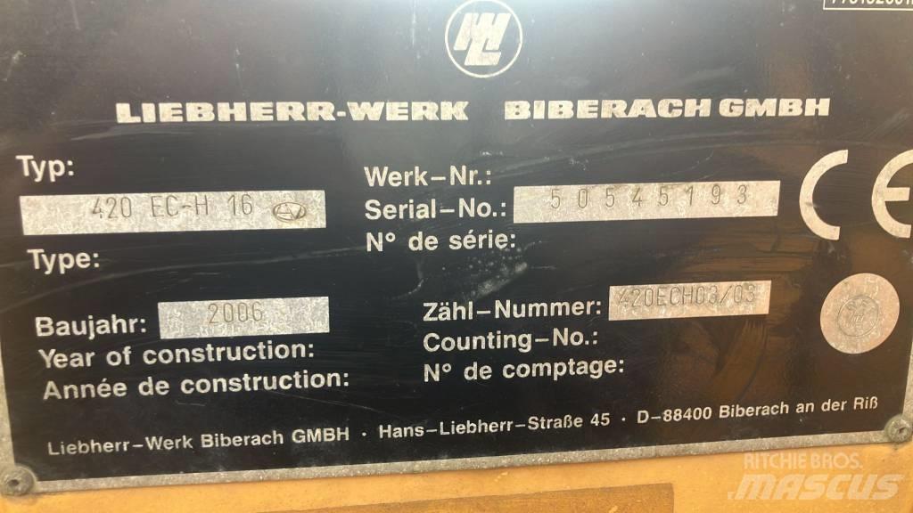 Liebherr 420 EC-H16 Grúas torre