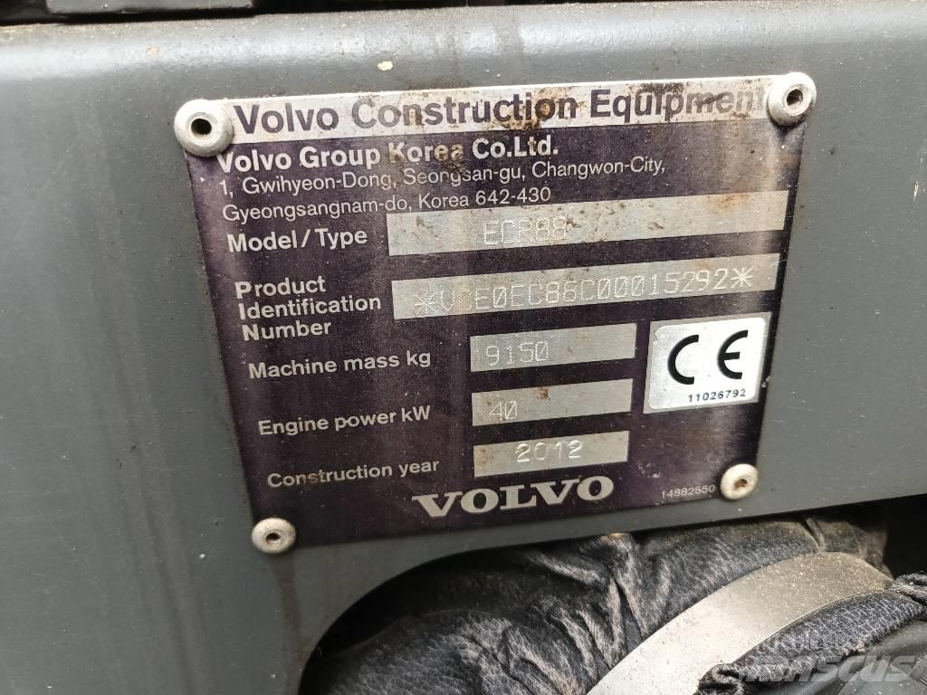 Volvo ECR 88 PLUS Excavadoras 7t - 12t