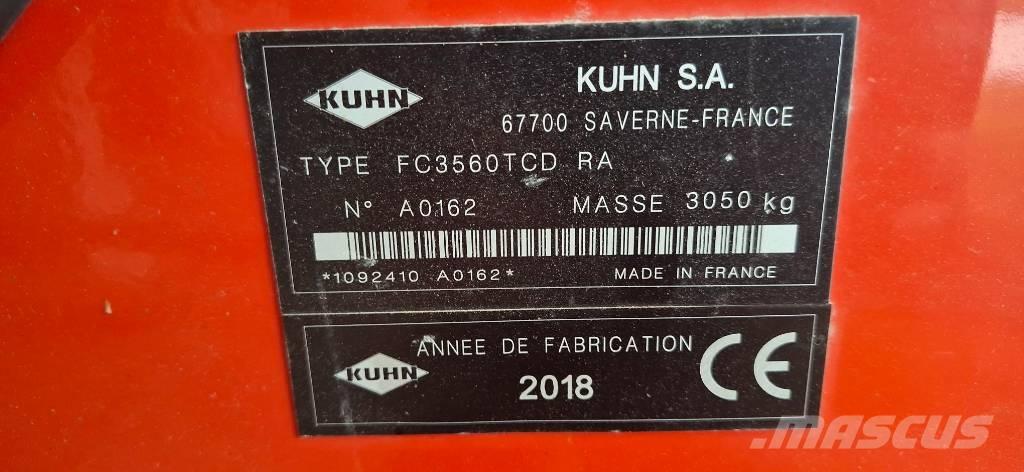 Kuhn FC 3560 TCD RD Segadoras acondicionadoras