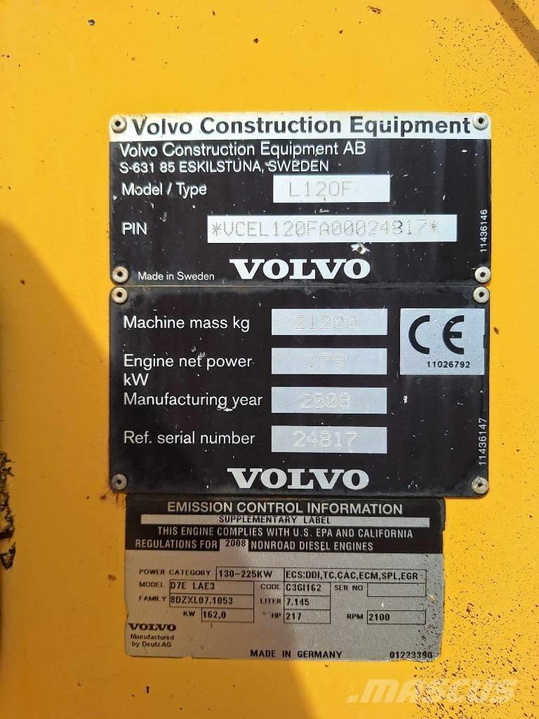 Volvo L 120 F Cargadoras sobre ruedas