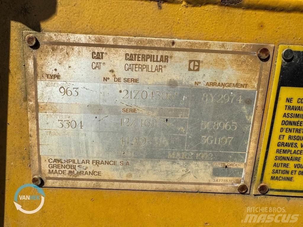 CAT 963 Cargadoras sobre orugas