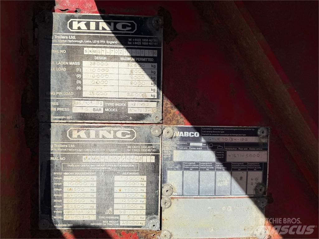 King PPV Lavetti Semirremolques de góndola rebajada