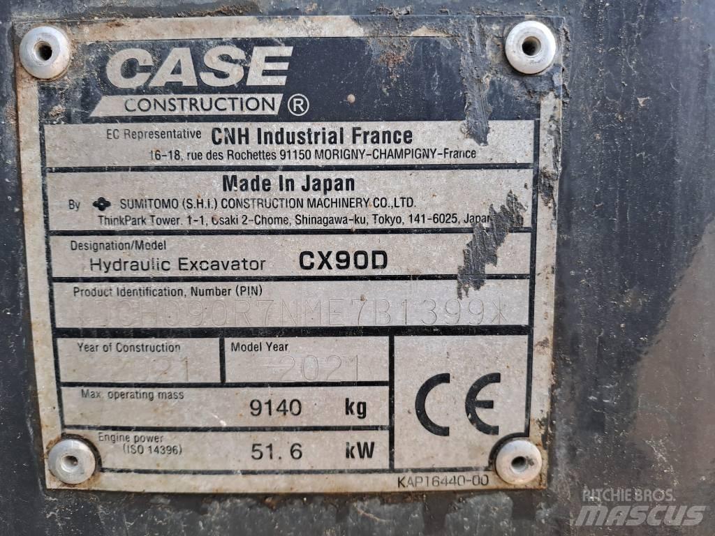 CASE CX 90 D Excavadoras 7t - 12t