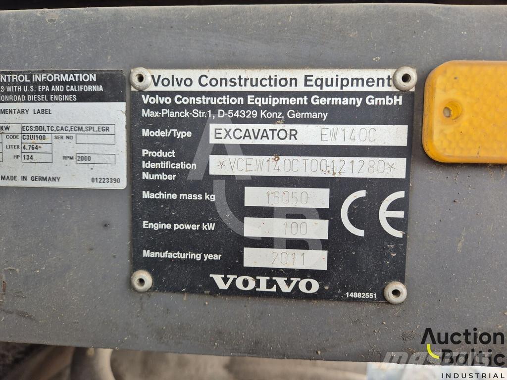 Volvo EW 140 C Excavadoras de ruedas