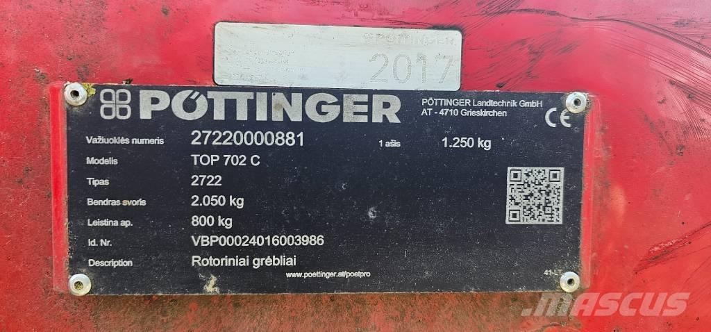 Pöttinger TOP 702C Rastrillos y henificadores