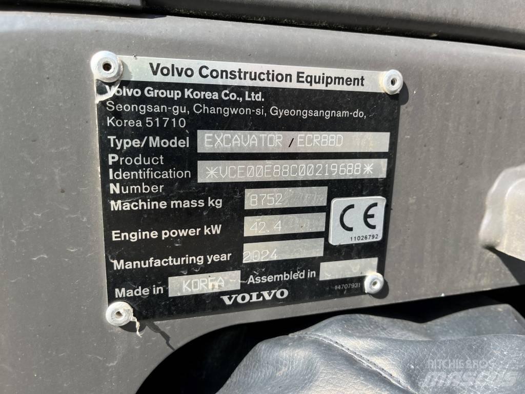 Volvo ECR88D Excavadoras 7t - 12t