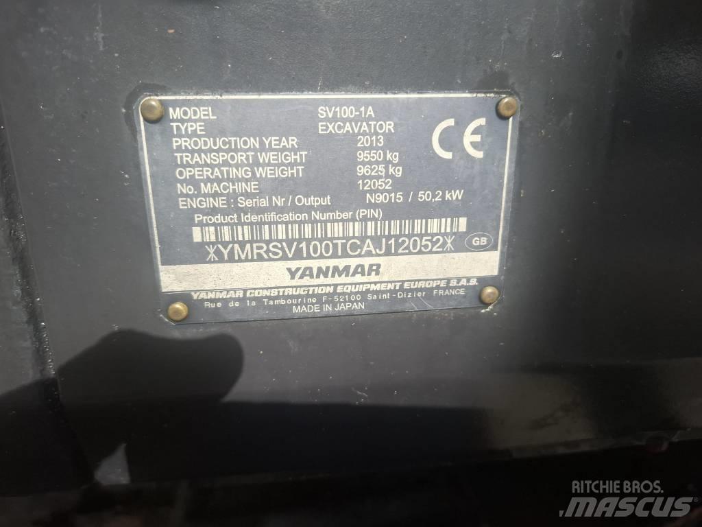 Yanmar SV 100-1A Excavadoras 7t - 12t