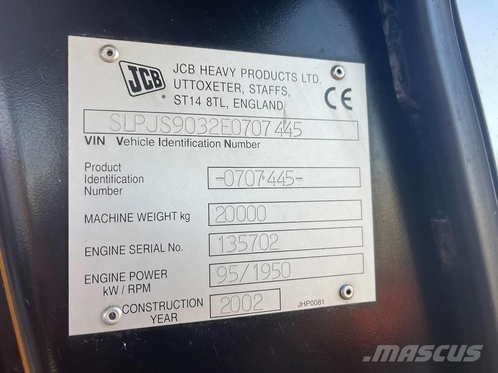 JCB JS 200 Excavadoras de cadenas