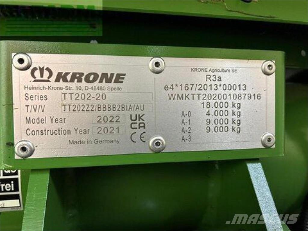 Krone mx 370 gl Remolque para grano