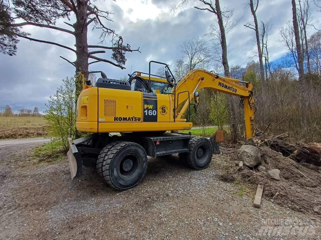 Komatsu PW 160-7E0 Excavadoras de ruedas