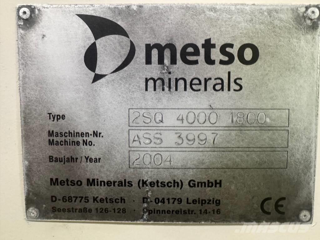 Metso 2SQ 4000 1800 Machacadoras