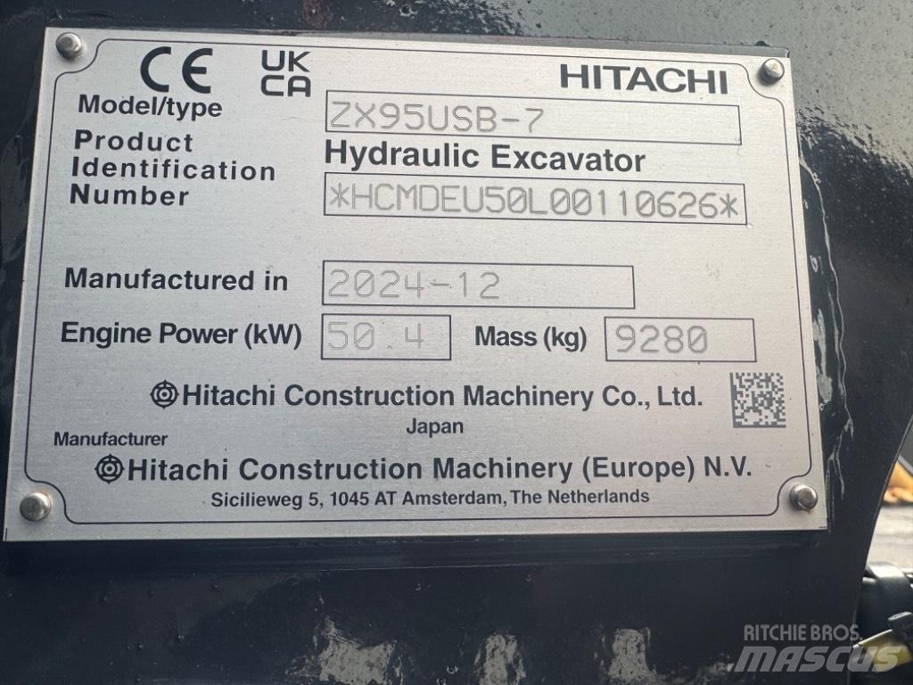 Hitachi ZX 95USB-7 Excavadoras 7t - 12t