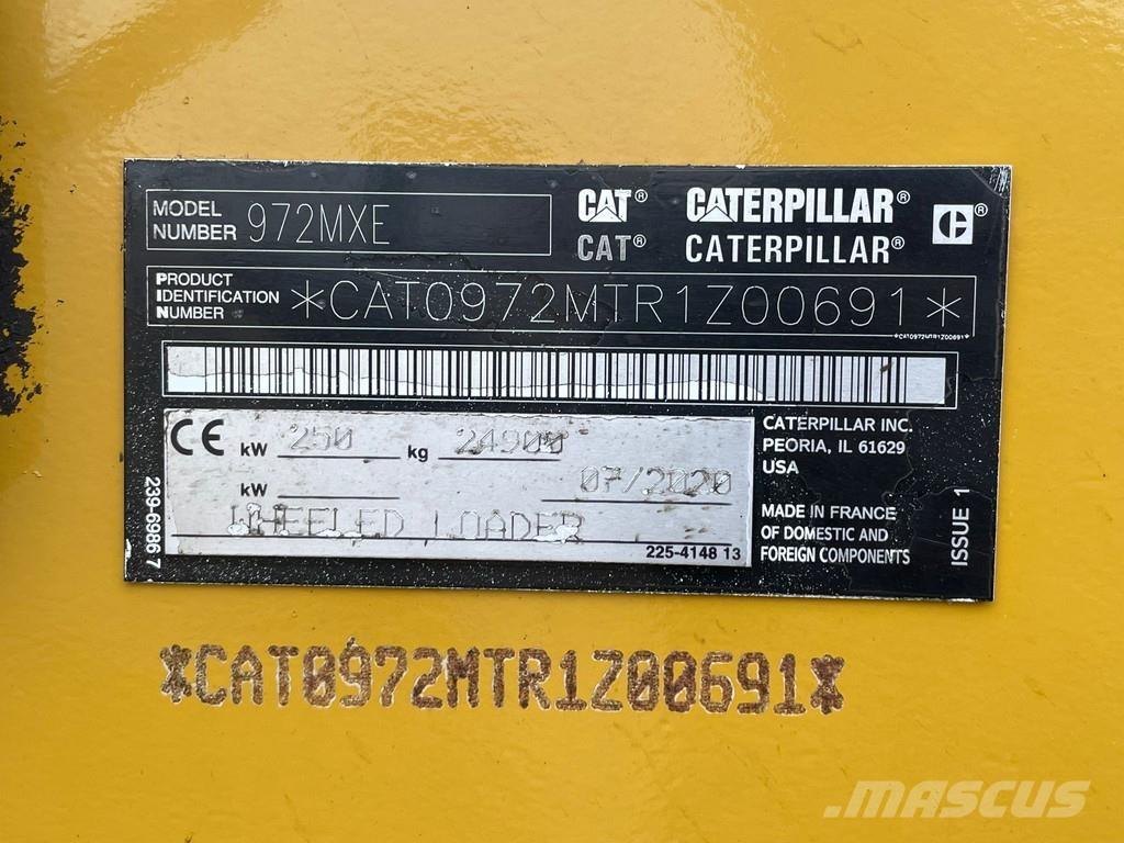 CAT 972MXE Cargadoras sobre ruedas