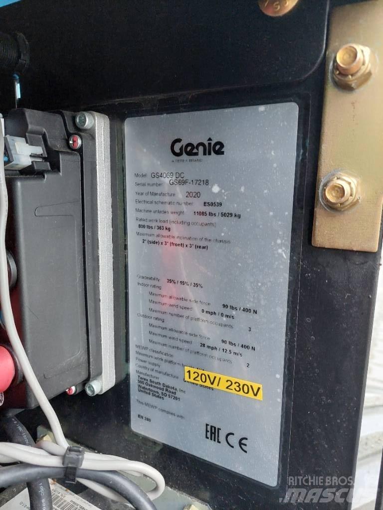 Genie GS 4069 DC Plataformas tijera