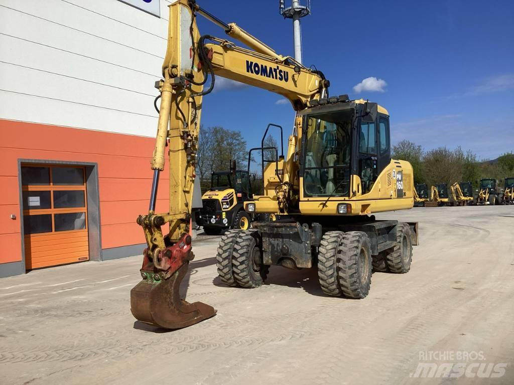 Komatsu PW 160-7E0 Excavadoras de ruedas