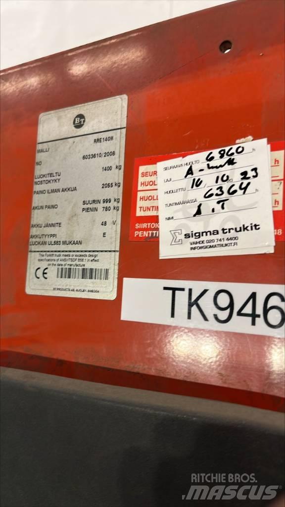 BT RR E 140 M Carretillas retráctiles