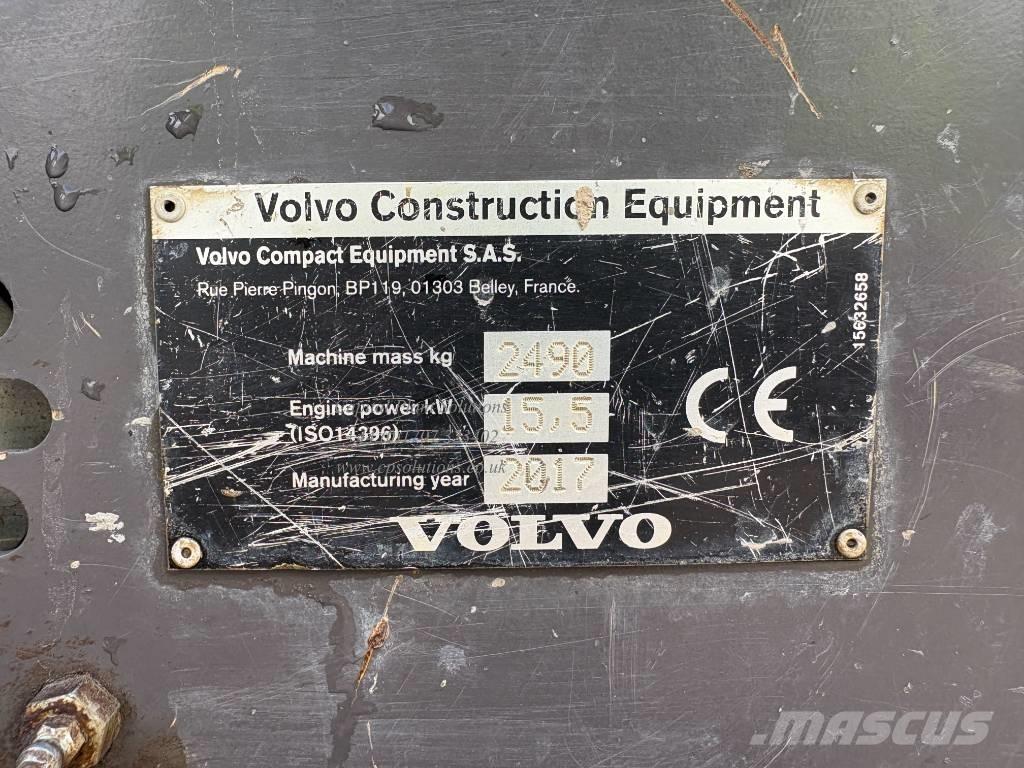 Volvo ECR 25 D Mini excavadoras < 7t