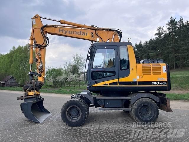 Hyundai Robex 140 W Excavadoras de ruedas