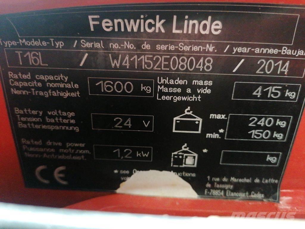 Linde T16L Transpaletas Electricas