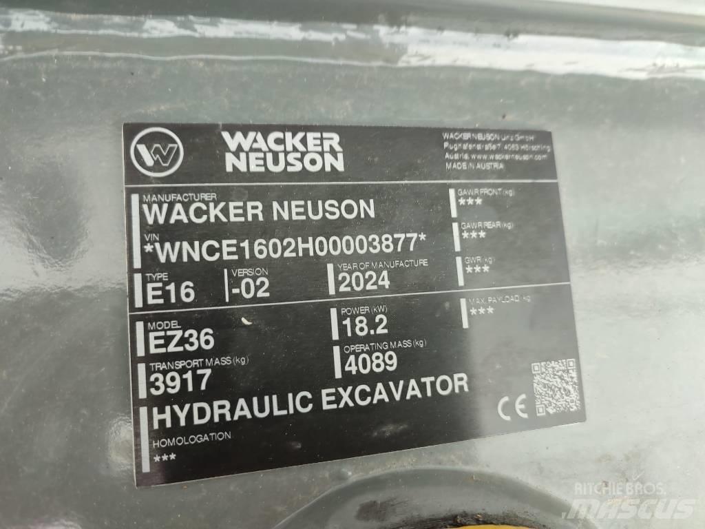 Wacker Neuson EZ 36 Mini excavadoras < 7t