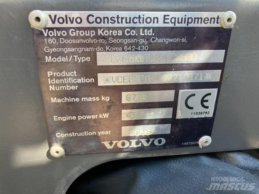 Volvo ECR 88 D Excavadoras 7t - 12t
