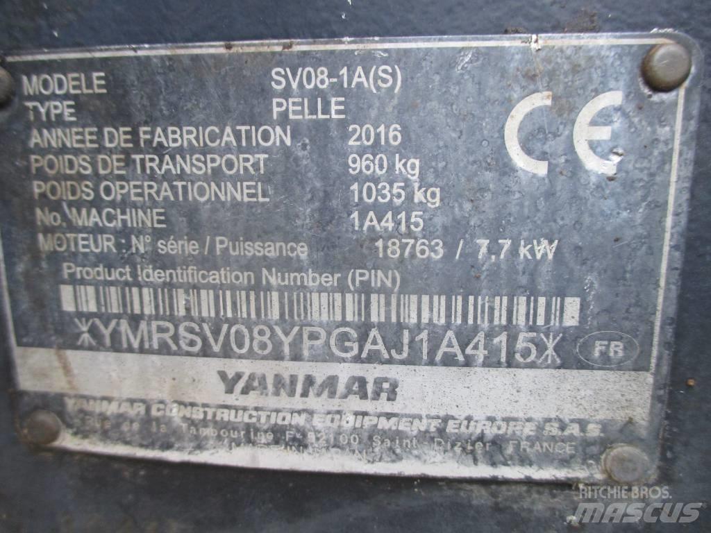 Yanmar SV 08-1 A Mini excavadoras < 7t