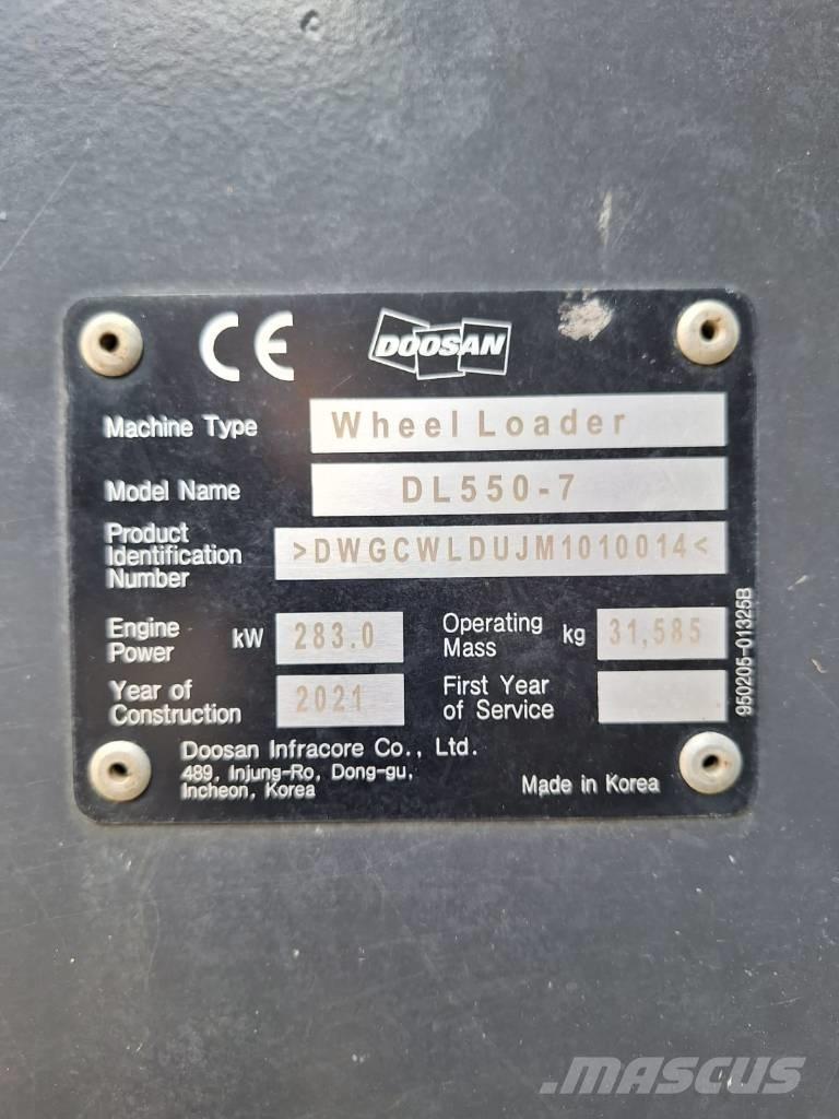 Doosan DL550-7 Cargadoras sobre ruedas
