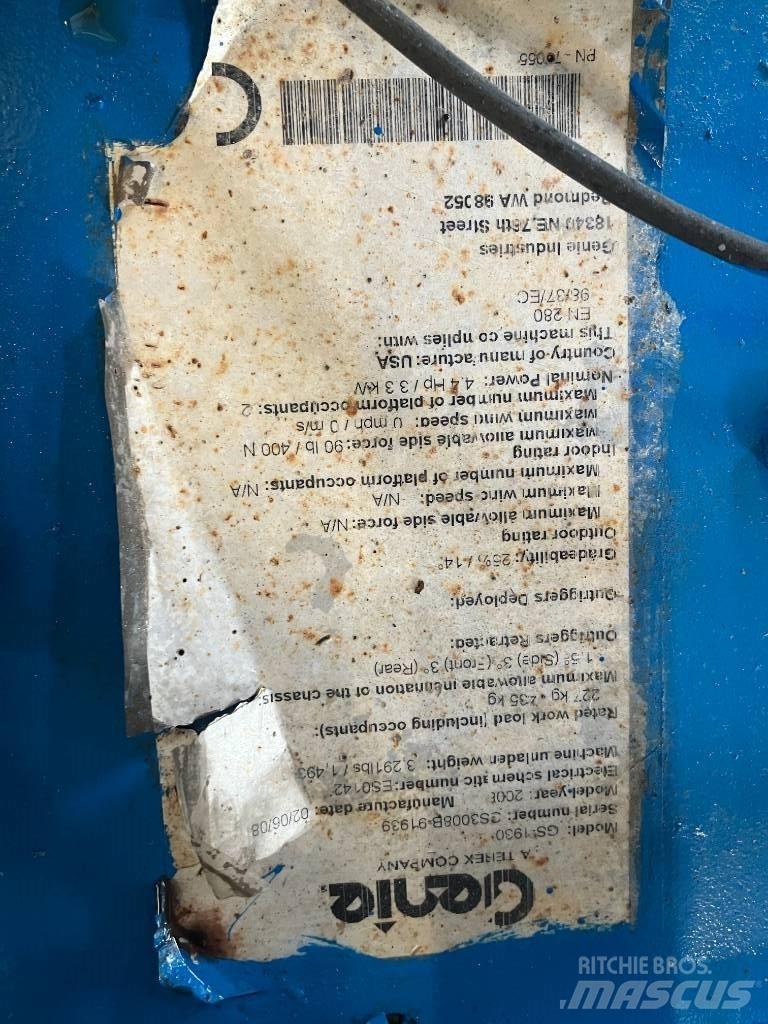 Genie GS 1930 Plataformas tijera