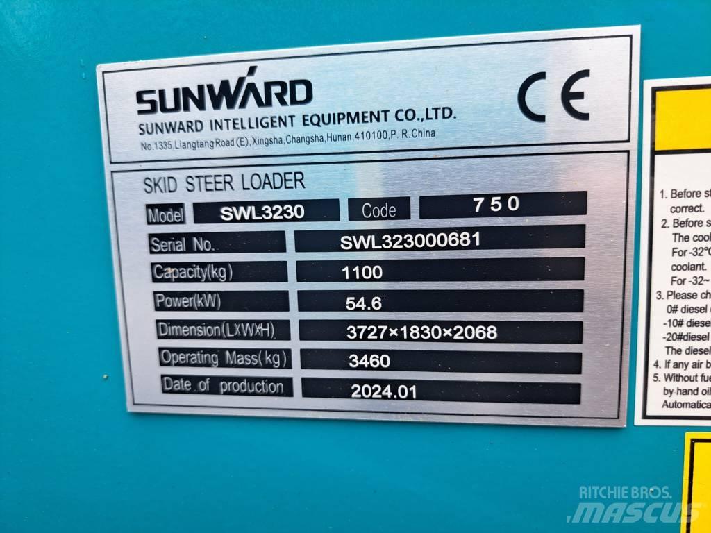 Sunward SWL 3230 Minicargadoras