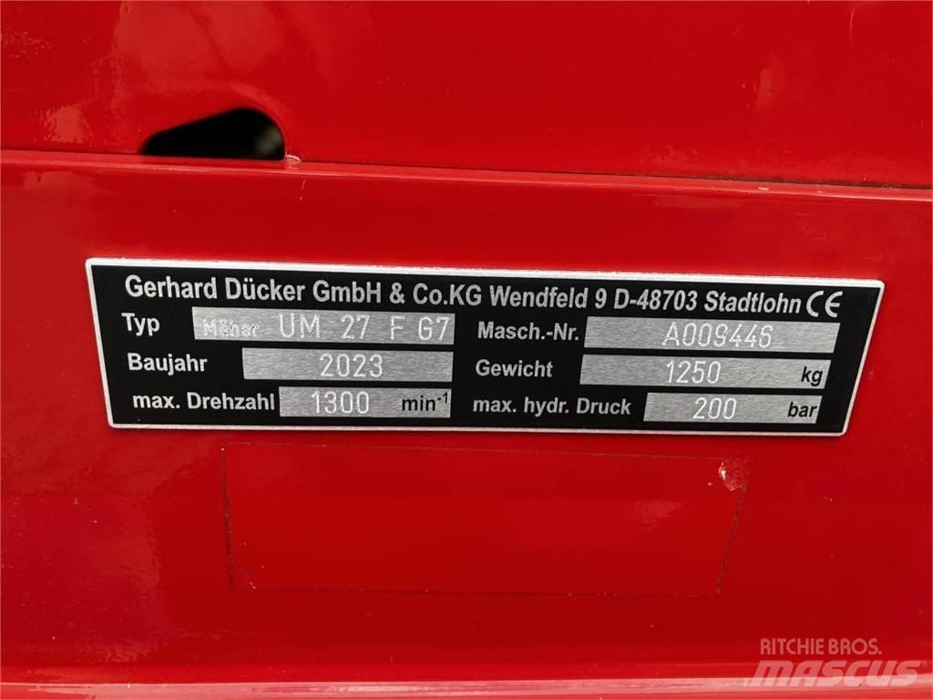 Dücker UM-27 F G7 Segadoras y cortadoras de hojas para pastos