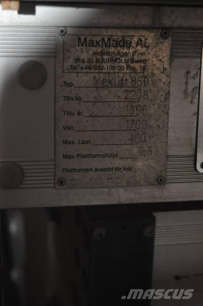  Max Made AB SAXLIFT Almacenaje - Otros