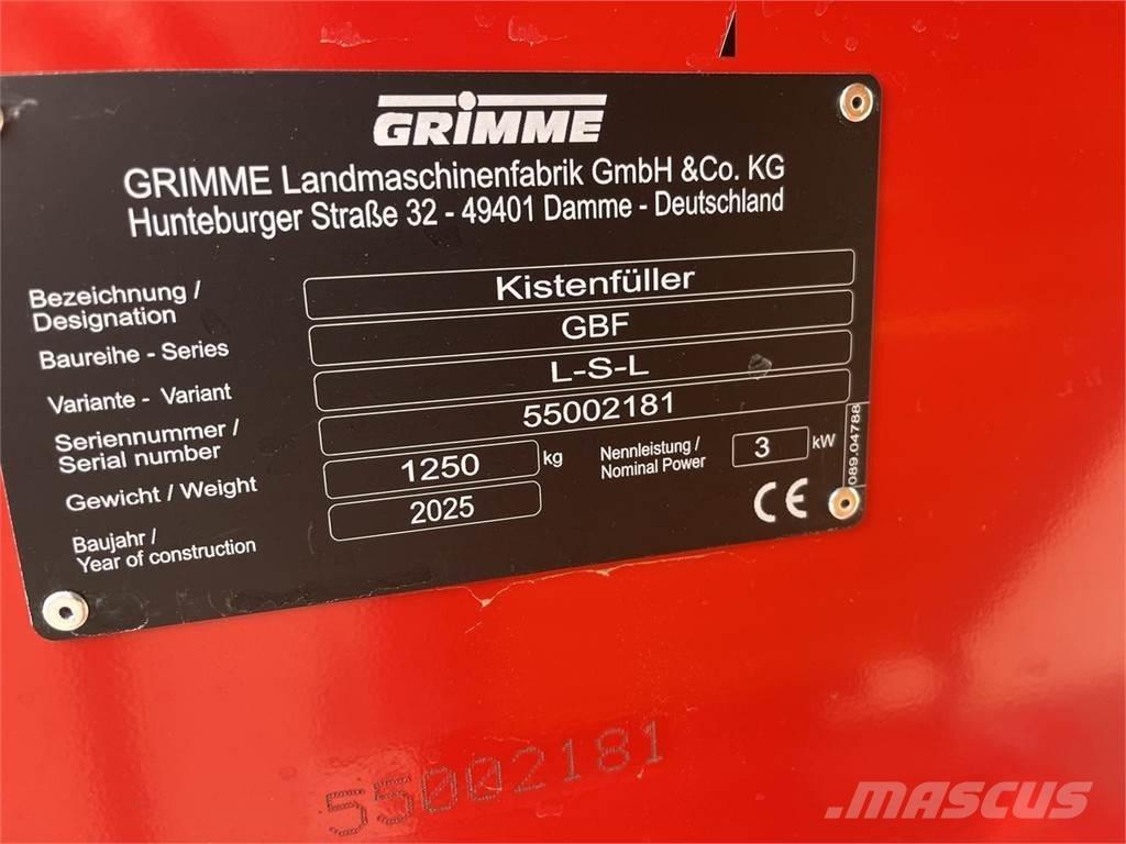 Grimme GBF LSL Cargadoras de almacén