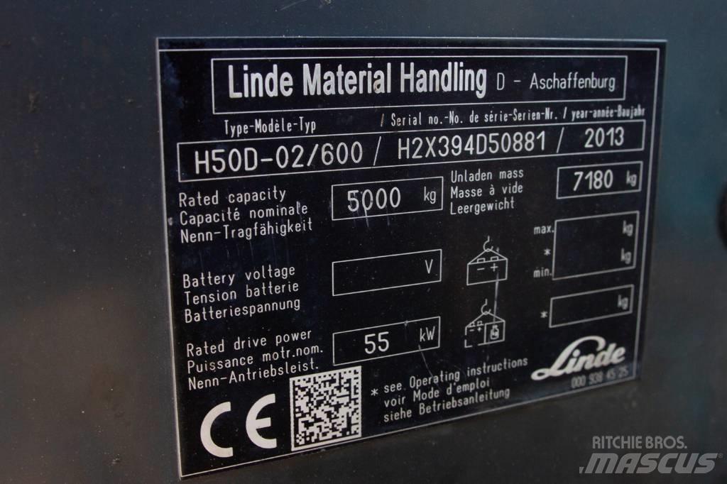 Linde H50D-02/600 Carretillas diesel