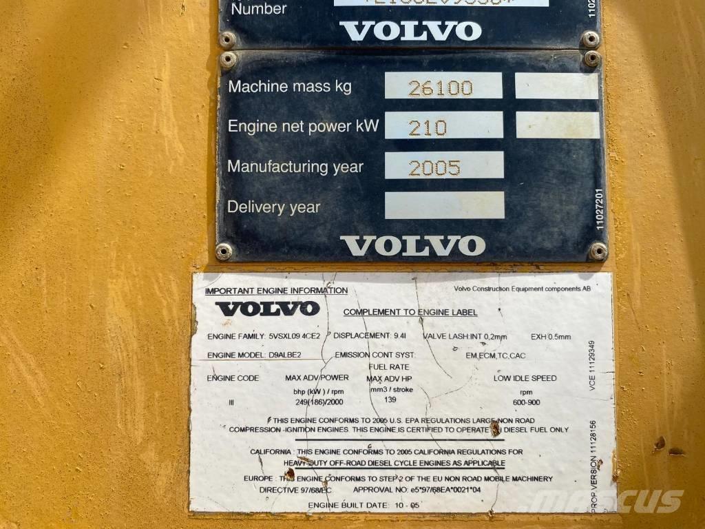 Volvo L 150 E Cargadoras sobre ruedas