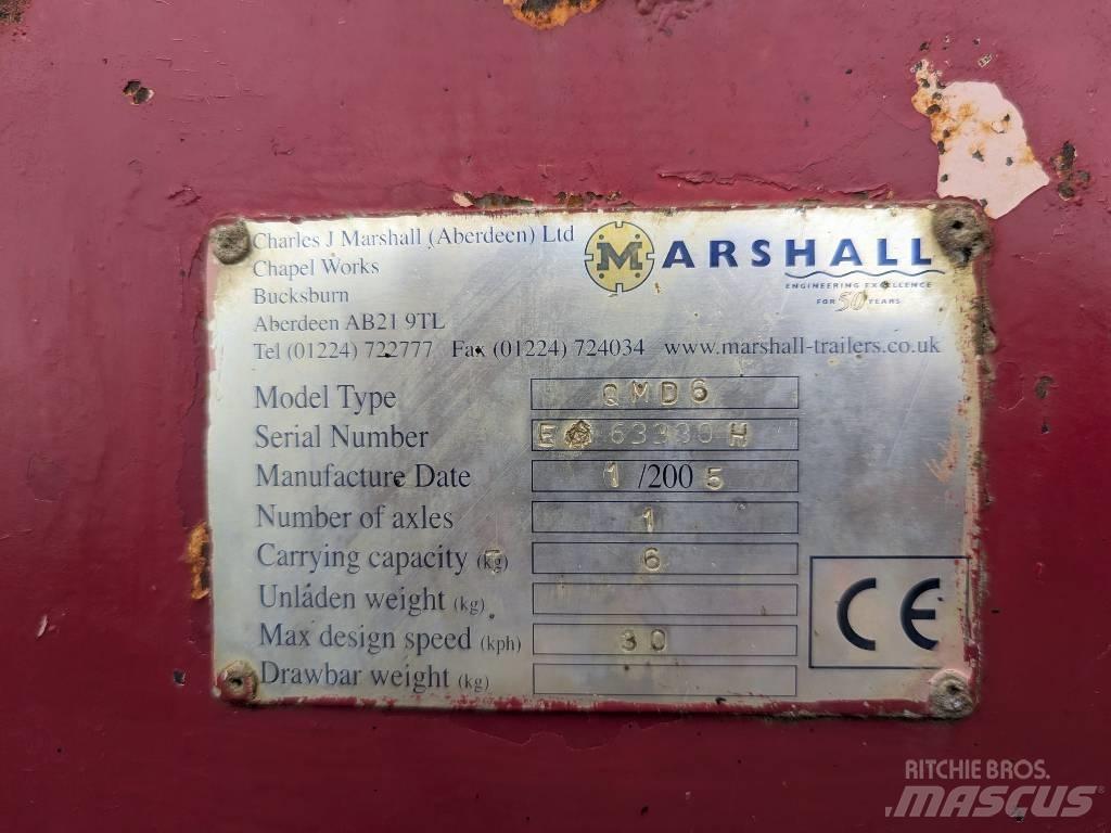 Marshall QMD6 Remolques volquete