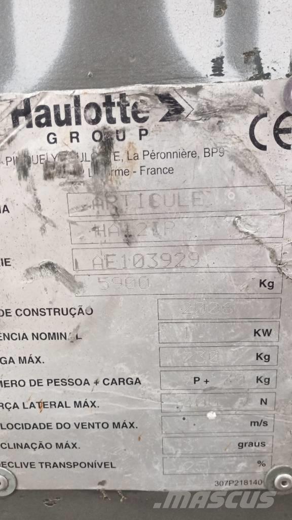 Haulotte HA 12 IP Plataforma de trabajo articulada
