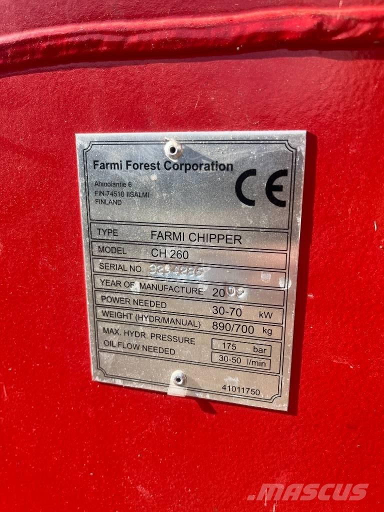 Farmi CH 260 Trituradoras de madera