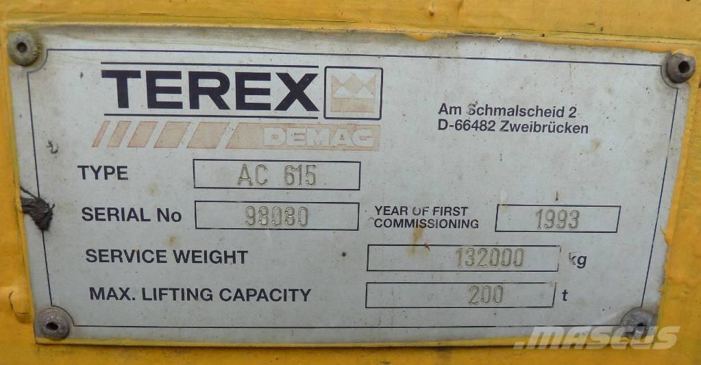 Demag AC 615 Grúas todo terreno