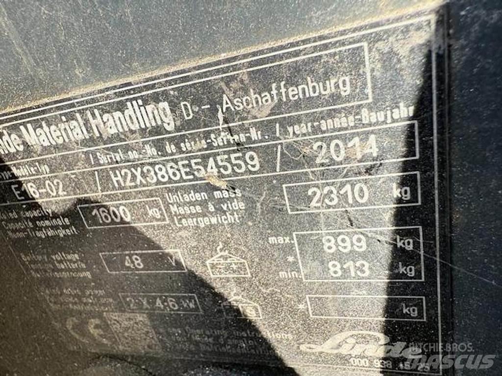 Linde E16-02 Otras carretillas elevadoras