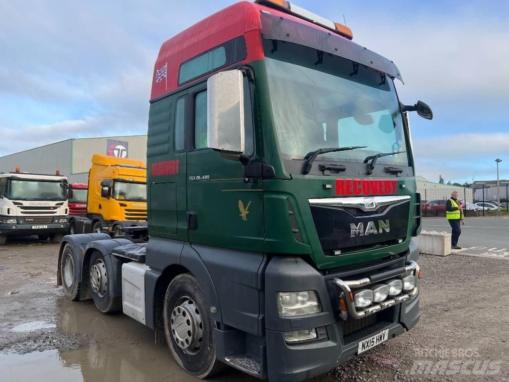 MAN TGX 26.480 Cabezas tractoras