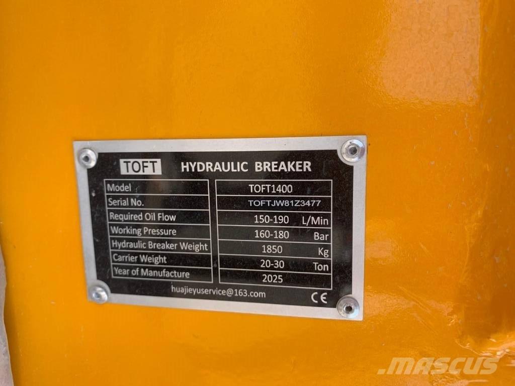  TOFT 1400 NEW Martillos hidráulicos