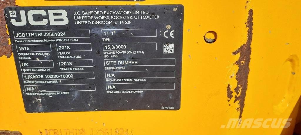 JCB 1 T Dúmpers de obra